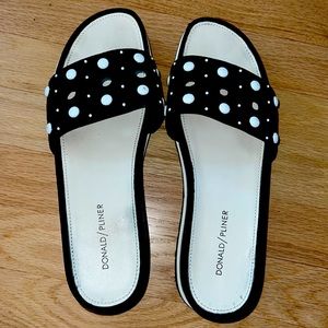Donald j pliner cava polka dot slide